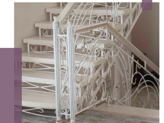 Изготовление кованых лестниц на заказ в Сургуте от 86887 руб. | ПРОЛЁТ-Срг