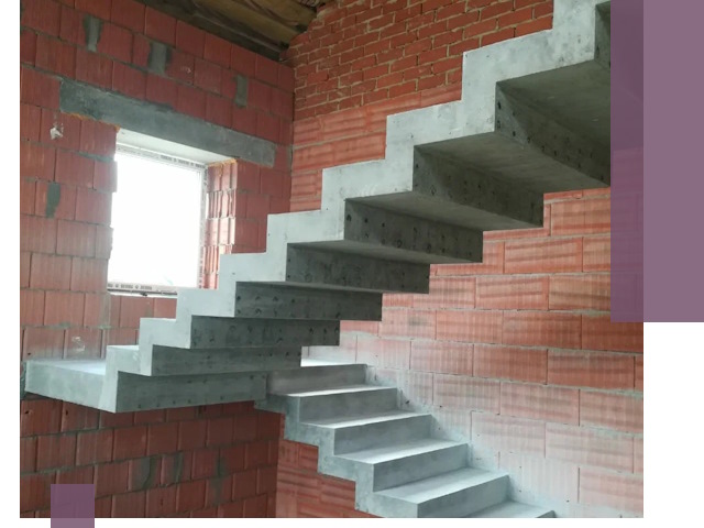 Бетонные лестницы под ключ в Сургуте: монтаж, демонтаж, ремонт