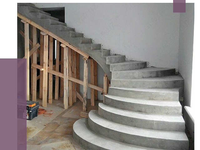Изготовление бетонных лестниц под ключ в Сургуте от 19933 руб. | ПРОЛЁТ-Срг