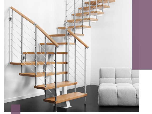 Модульные лестницы под ключ в Сургуте — монтаж и изготовление