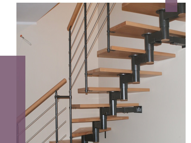 Изготовление модульных лестниц в Сургуте от 11500 руб. 