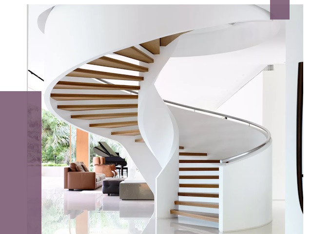 Винтовые лестницы в Сургуте под ключ от 48555 руб. | ПРОЛЁТ-Срг