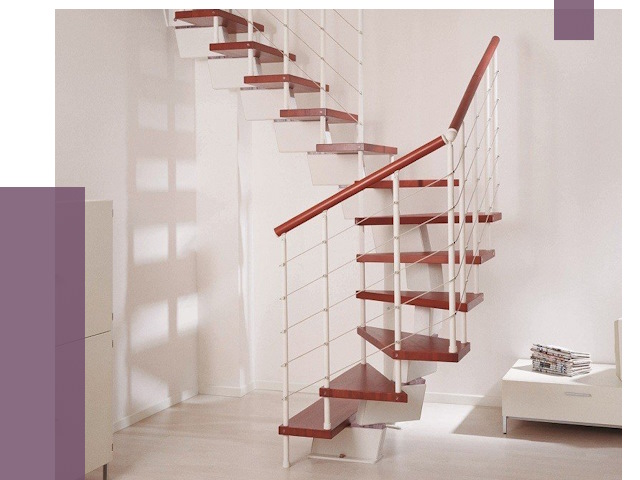 Изготовление лестниц на больцах в Сургуте от 9711 руб. | ПРОЛЁТ-Срг
