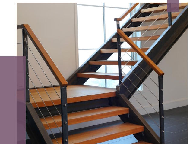 Изготовление лестниц на металлокаркасе в Сургуте от 18911 руб. | ПРОЛЁТ-Срг