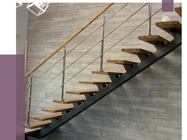 Изготовление лестниц на монокосоуре в Сургуте от 76154 руб. 