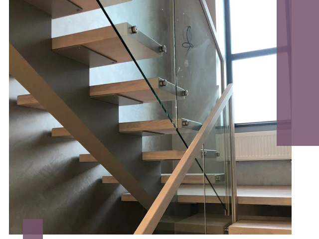 Изготовление лестниц на монокосоуре в Сургуте с монтажом и гарантией