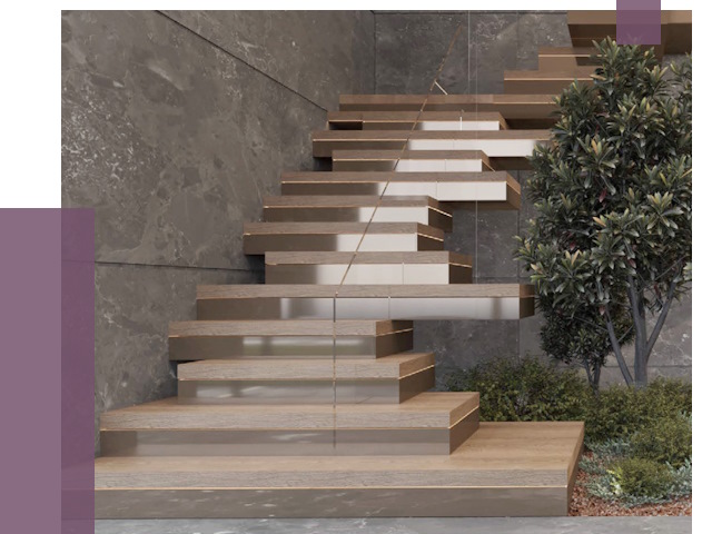 Современные лестницы в Сургуте от 13800 руб. | ПРОЛЁТ-Срг