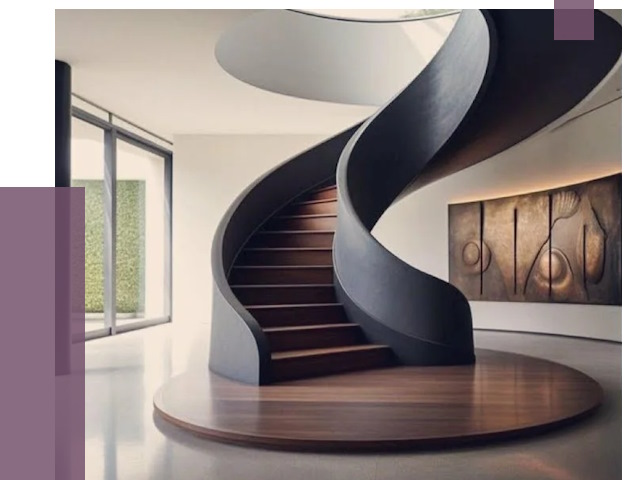 Элитные лестницы под заказ в Сургуте от 189107 руб. — ПРОЛЁТ-Срг