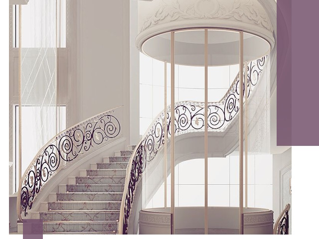 Элитные лестницы на заказ высокого класса в Сургуте