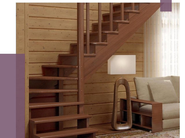 Лестницы эконом класса в Сургуте от 18246 руб. бюджетные решения