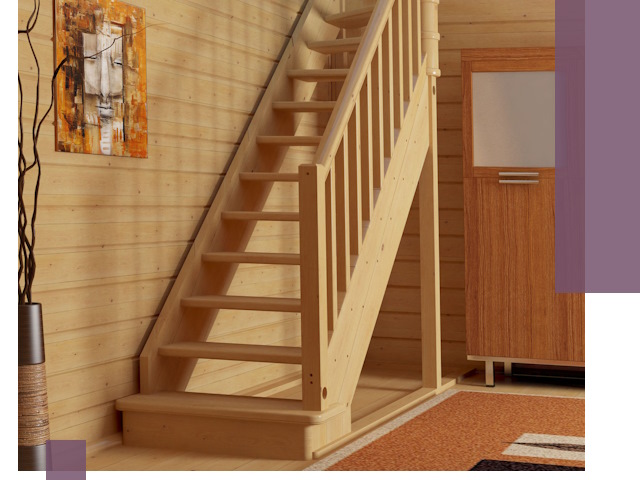 Лестницы эконом класса под ключ в Сургуте — недорого и быстро