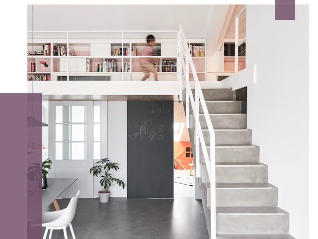 Лестницы для двухуровневой квартиры в Сургуте от 176330 руб. | ПРОЛЁТ-Срг