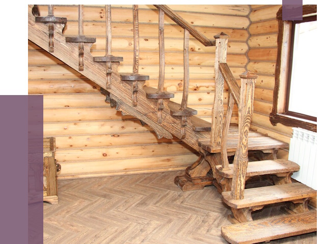 Лестницы в баню в Сургуте от 19115 руб. — изготовление | ПРОЛЁТ-Срг