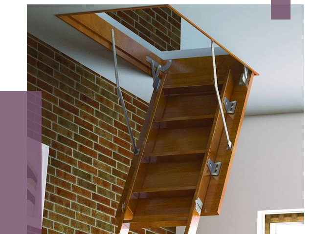 Установка чердачной лестницы в Сургуте от 7820 руб. | ПРОЛЁТ-Срг