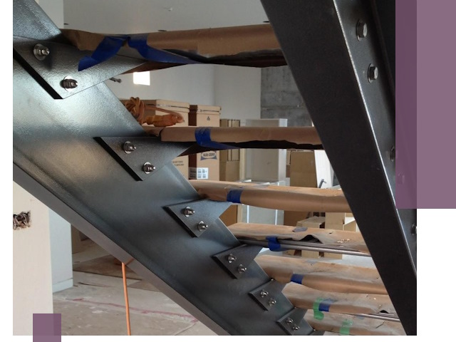 Усиление лестничных конструкций и усиление опор в Сургуте