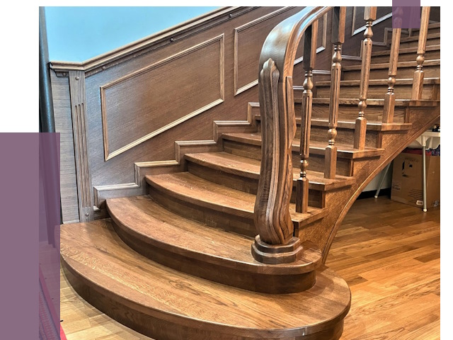 Дубовые лестницы под ключ в Сургуте от 176330 руб. — ПРОЛЁТ-Срг
