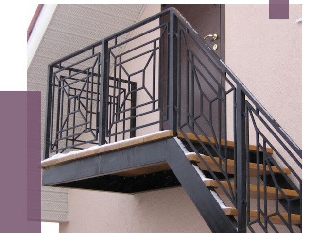 Металлические перила в Сургуте от 4293 руб.  | ПРОЛЁТ-Срг