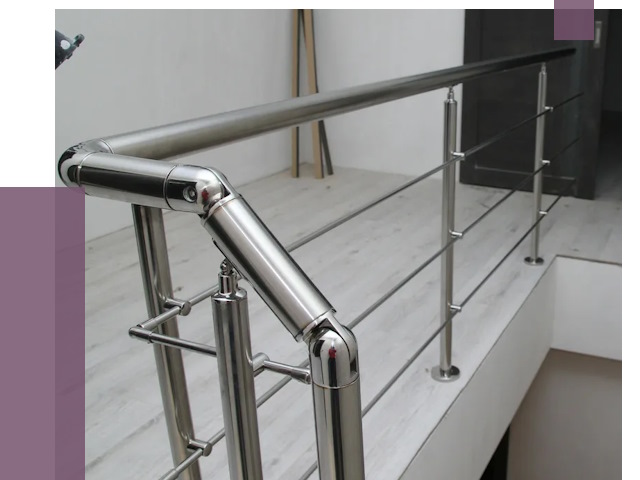 Перила из нержавеющей стали в Сургуте от 8995 руб. под ключ | ПРОЛЁТ-Срг