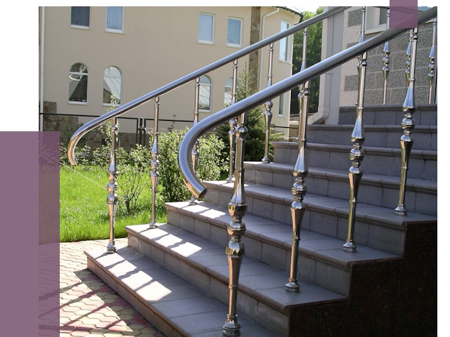 Перила для крыльца в Сургуте от 10733 руб. — монтаж ПРОЛЁТ-Срг