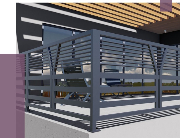 Изготовление балконных ограждений в Сургуте от 10733 руб. | ПРОЛЁТ-Срг