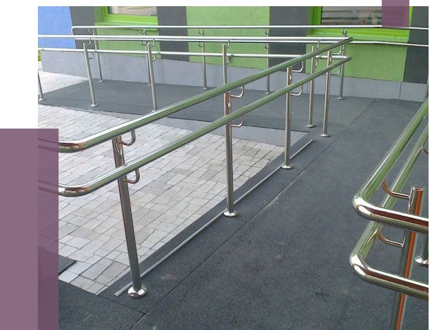 Ограждения пандусов в Сургуте от 4344 руб. монтаж | ПРОЛЁТ-Срг