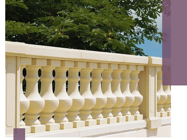 Установка балюстрады в Сургуте: изготовление и монтаж под ключ