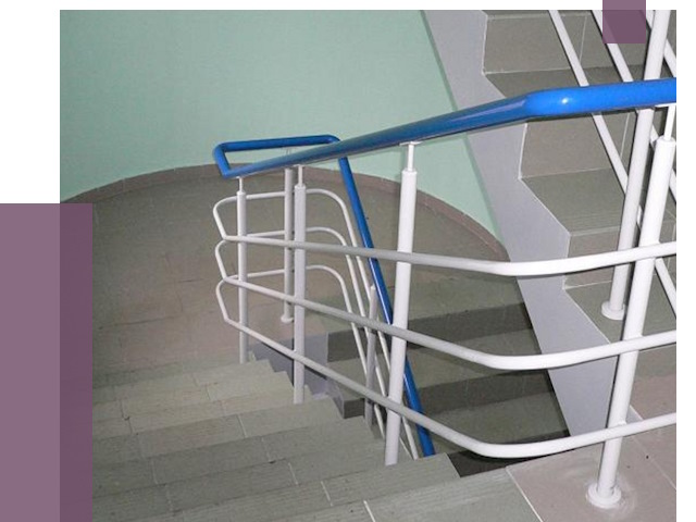 Перила в подъезде в Сургуте — установка и замена от 7411 руб. | ПРОЛЁТ-Срг