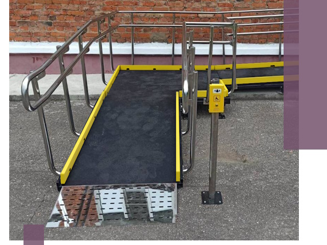 Изготовление наклонных пандусов для инвалидов в Сургуте