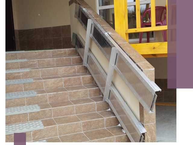 Откидные пандусы под ключ в Сургуте — монтаж и демонтаж