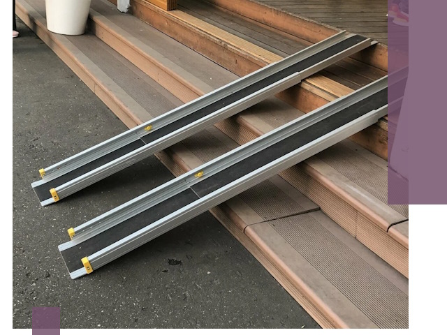 Телескопические пандусы под ключ в Сургуте — изготовление и монтаж