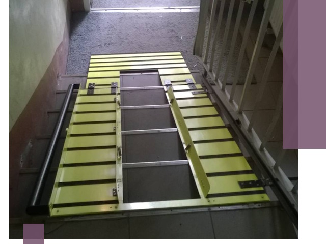 Профессиональный монтаж пандуса в подъезд в Сургуте