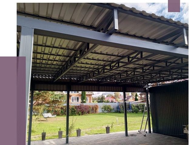 Монтаж навесов в Сургуте от 7360 руб. — установка навеса | ПРОЛЁТ-Срг