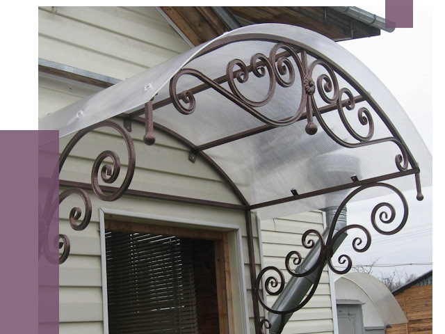 Изготовление козырьков в Сургуте от 7360 руб. — заказать | ПРОЛЁТ-Срг