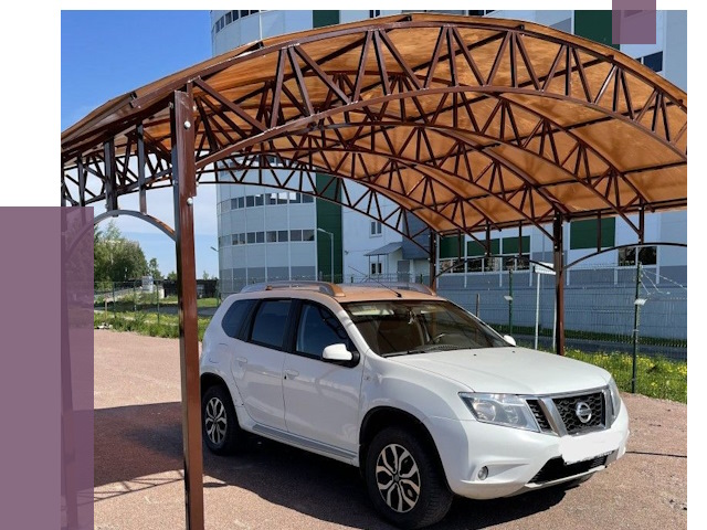 Недорогие навесы в Сургуте от 42932 руб.  | ПРОЛЁТ-Срг