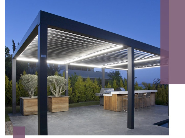 Навесы отдельно стоящие под ключ в Сургуте из металла и поликарбоната