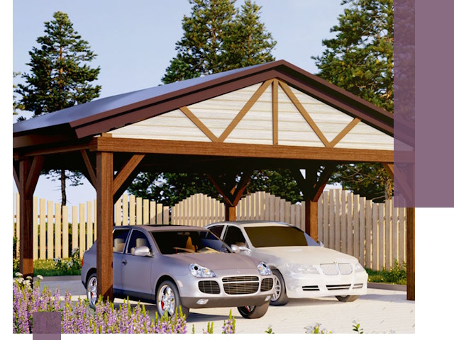 Навесы для автомобиля в Сургуте — изготовление и монтаж