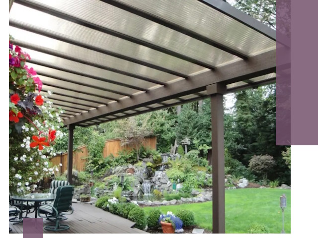 Навесы из поликарбоната под ключ в Сургуте быстро и надёжно