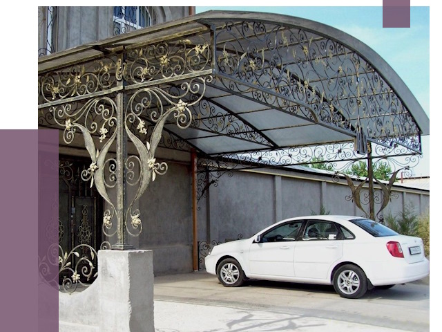 Кованые навесы в Сургуте от 14566 руб. | ПРОЛЁТ-Срг