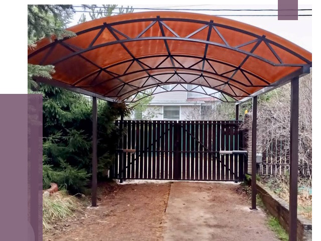 Арочные навесы в Сургуте от 12726 руб. — изготовление и монтаж | ПРОЛЁТ-Срг