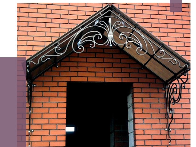 Металлические козырьки в Сургуте от 10682 руб. 