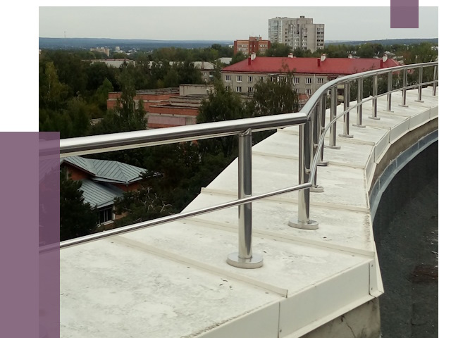 Парапеты и ограждения кровли в Сургуте от 4958 руб.