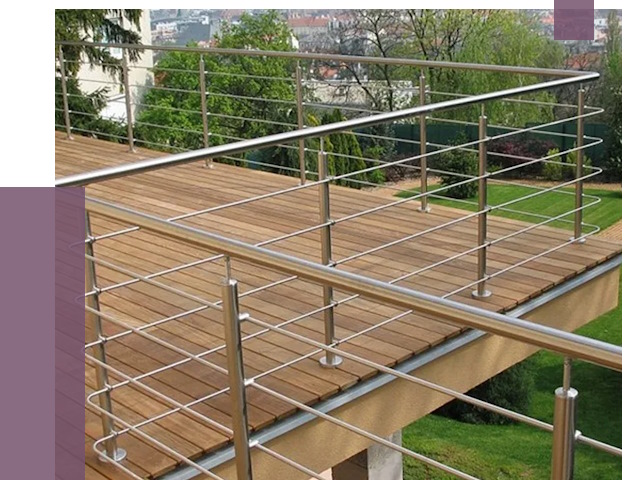 Алюминиевые парапеты в Сургуте под ключ от 7769 руб. 