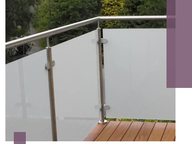 Алюминиевые парапеты для балконов и террас в Сургуте