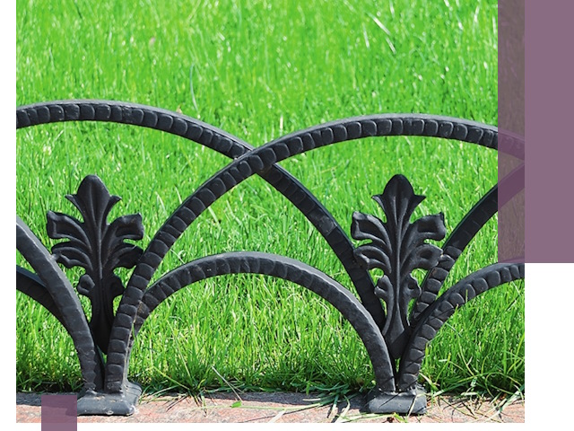 Декоративные металлические бордюры под ключ в Сургуте