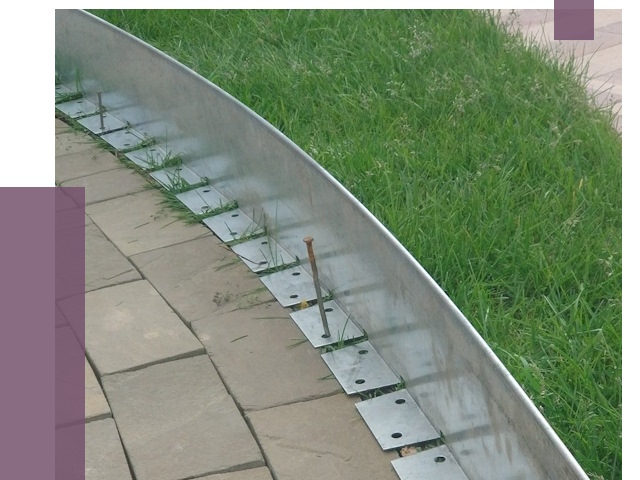 Металлические бордюры для тротуаров в Сургуте от 8689 руб.