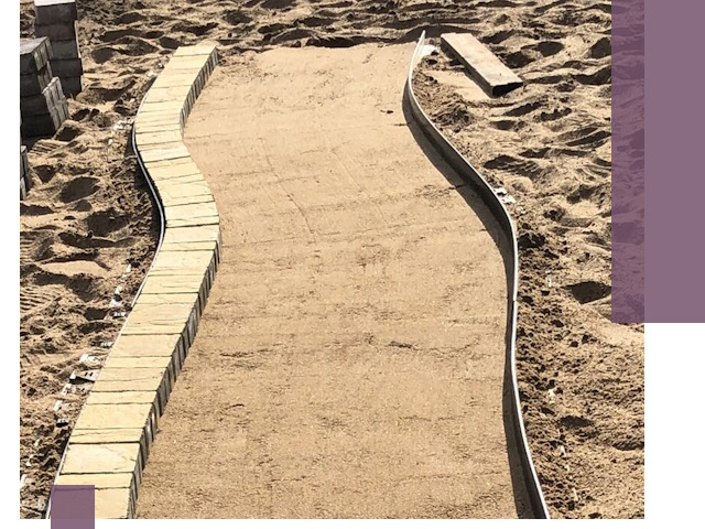 Металлические бордюры для тротуаров в Сургуте — прочные и долговечные