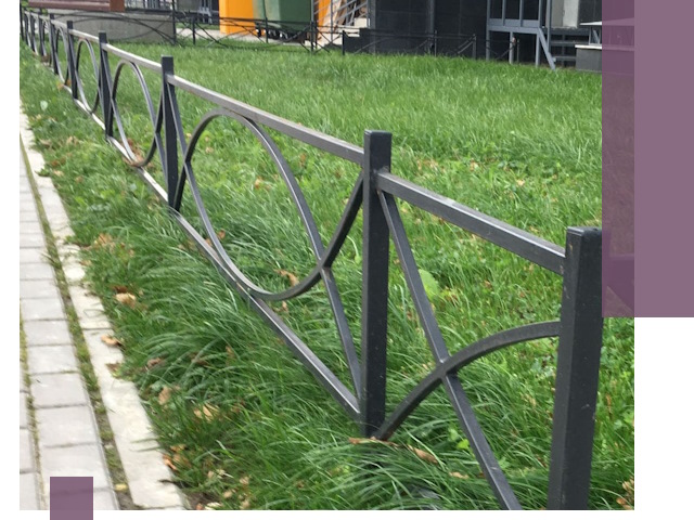 Газонные ограждения из металла в Сургуте — монтаж и продажа