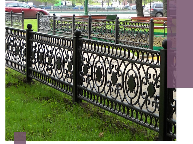 Секционные газонные ограждения под ключ в Сургуте