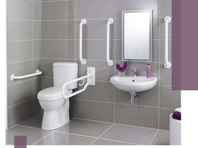 Поручни для санузлов в Сургуте: установка, ремонт и монтаж